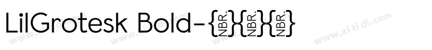 LilGrotesk Bold字体转换 LilGrotesk Bold字体转换